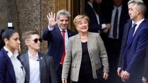 Ahora: Luis Caputo y Kristalina Georgieva brindan una conferencia de prensa tras su llegada al país