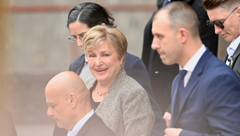 Kristalina Georgieva llegó a Argentina. Foto: Clarín Fotografía. 