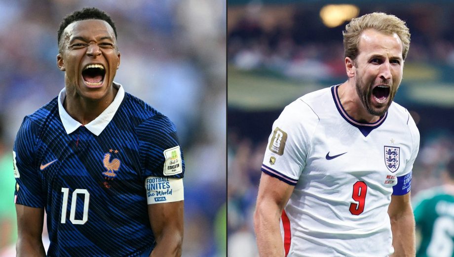 Kylian Mbappé y Harry Kane, los goleadores y capitanes de Francia e Inglaterra, respectivamente, serían titular este sábado. (Foto: AFP)