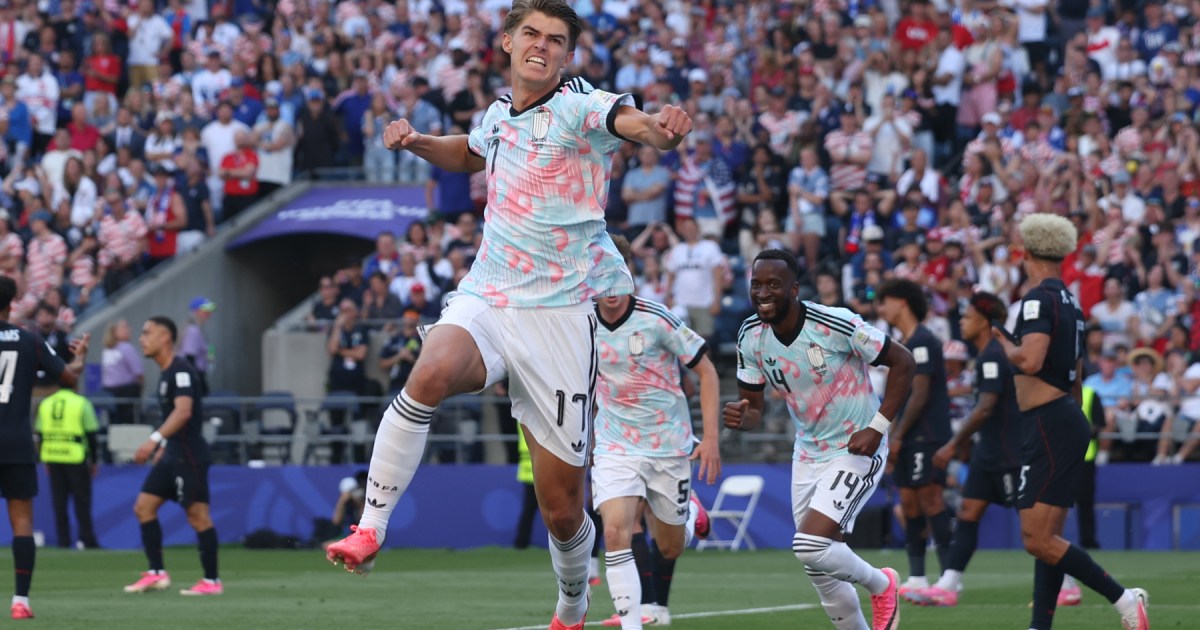 Bélgica goleó a Estados Unidos 4 a 1 y avanzó a cuartos de final del Mundial