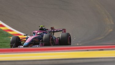Primera parada en boxes para Colapinto, que salió del Top 10 en el Gran Premio de Bélgica