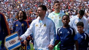 La llamativa arenga de Lionel Messi antes de la final ante España