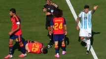 Imagen de Cómo fue la expulsión de Enzo Fernández que dejó con diez a Argentina en los últimos minutos de la final ante España