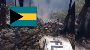 Tragedia aérea en Bahamas: diez personas murieron tras estrellarse una avioneta e incendiarse