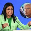 Imagen de Donald Trump pidió inmunidad para Delcy Rodríguez sobre una causa por torturas a estadounidenses en Caracas
