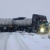 Imagen de Removieron un camión que quedó atravesado en la Ruta 237 de Neuquén en medio de la alerta amarilla por nevadas