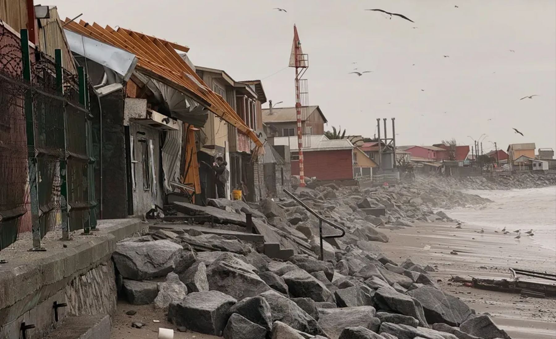 Chile enfrenta uno de los peores temporales en décadas: hay cuatro muertos y miles de afectados