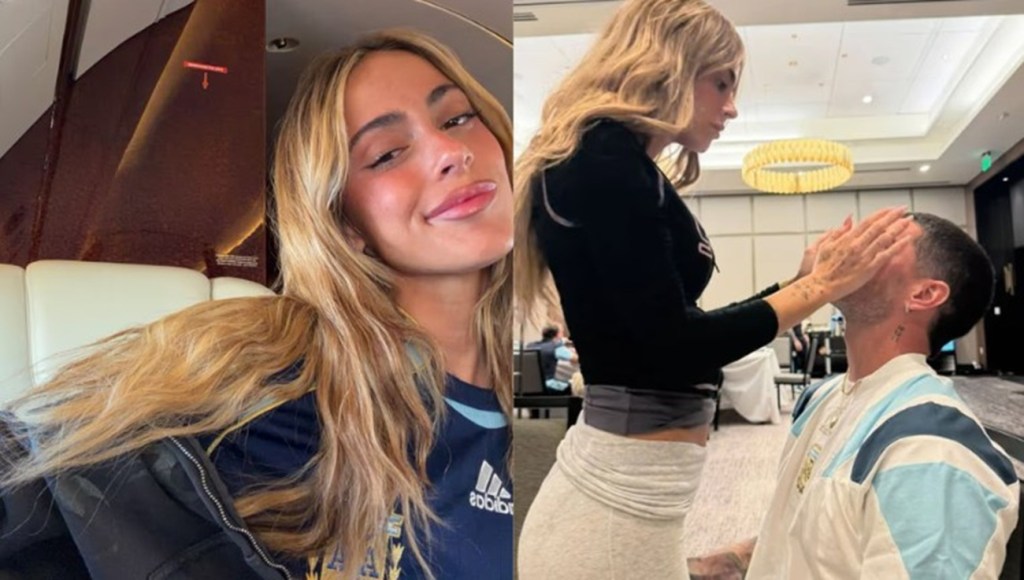 Avión privado a los estadios: así acompaña Tini Stoessel a Rodrigo De Paul en el Mundial 2026