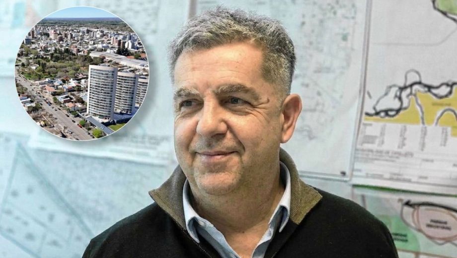 Carlos Rimmele pasó de proyectar edificios en el ámbito privado a integrar el equipo que planifica el crecimiento urbano de Cipolletti.