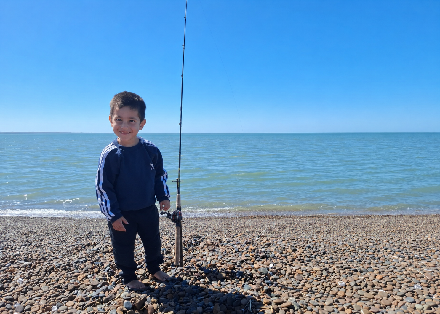 Concurso gratuito de pesca infantil en Bahía San Blas durante las vacaciones