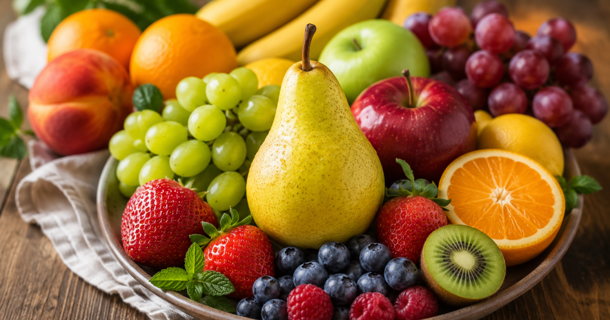 Fruta rica en fibra y sus beneficios para la microbiota intestinal