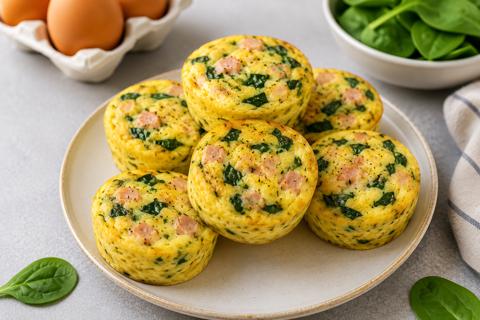 Receta de egg bites proteicos: fácil preparación con huevo y pocos ingredientes
