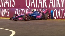 Imagen de Colapinto perdió el control de su Alpine en la segunda práctica y chocó contra los carteles en el GP de Hungría