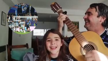 «Volver a robarle un gol al ladrón»: la historia del payador y su hija que hicieron el nuevo hit de la Selección Argentina