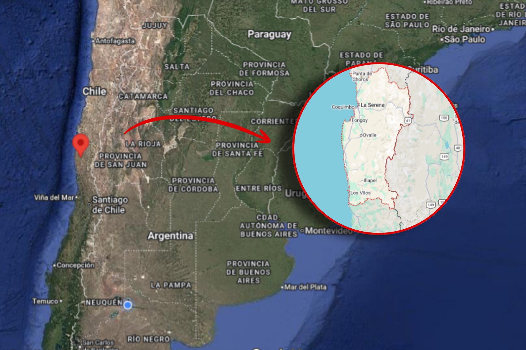 «Una verdadera catástrofe»: el mapa de las zonas afectadas por el fuerte temporal en Chile, hay 46 localidades aislad
