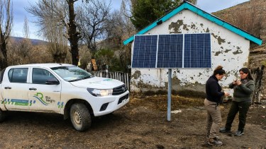 Energía en zonas rurales: Río Negro relevó los sistemas solares en los hogares de Siete Parajes