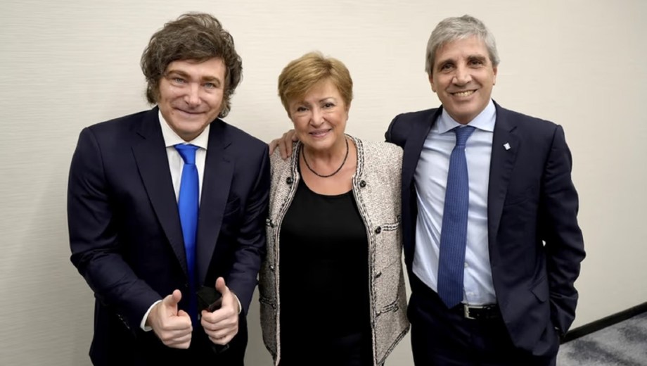 El respaldo del FMI fortalece la estrategia financiera de Javier Milei. Foto: NA 