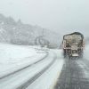 Imagen de Mapa | Cortan la Ruta 40: un tramo de los Siete Lagos quedó bloqueado por nieve y vehículos varados sin cadenas