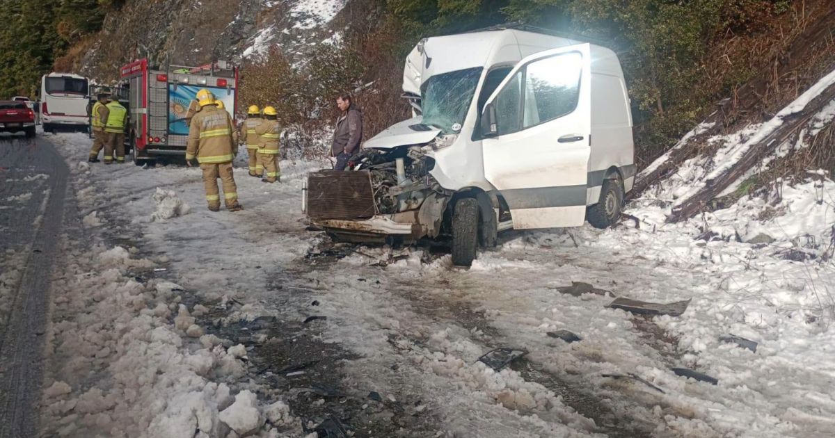 Grave choque en la Ruta 40: el temporal de nieve complica la cordillera y vuelve peligroso el tránsito