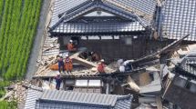 Imagen de Terremoto en Japón: confirmaron 18 muertos, más de 100 heridos y siguen buscando sobrevivientes entre los derrumbes