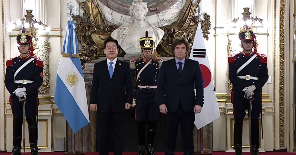 Javier Milei se reúne con el presidente de Corea del Sur en la Casa Rosada