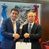 Imagen de Fullone presentó el potencial productivo de Río Negro en una reunión con el embajador de China