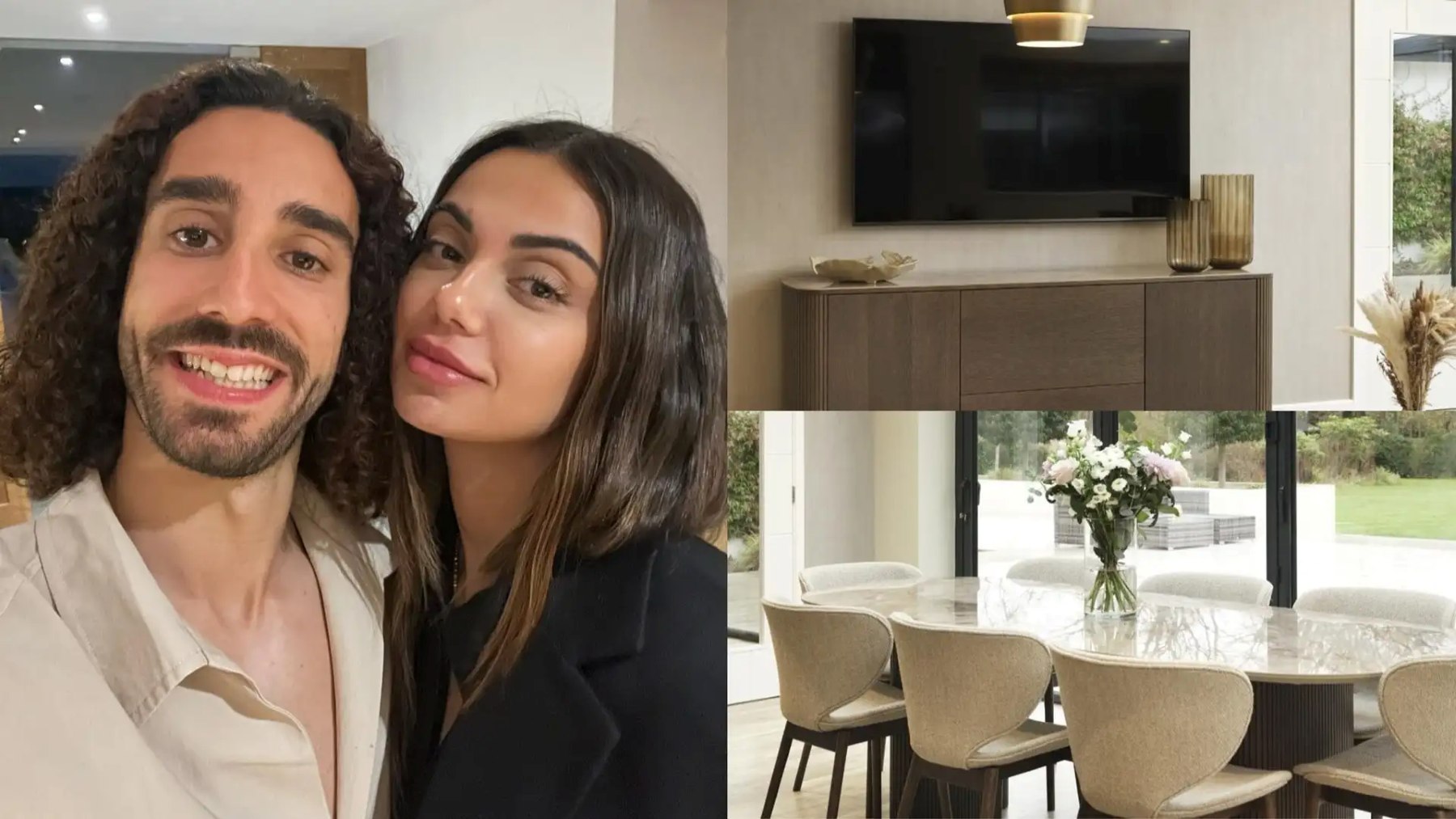 Así es la casa que dejan Marc Cucurella y Claudia Rodríguez en Londres por dentro: diseño nórdico, gimnasio y piscin