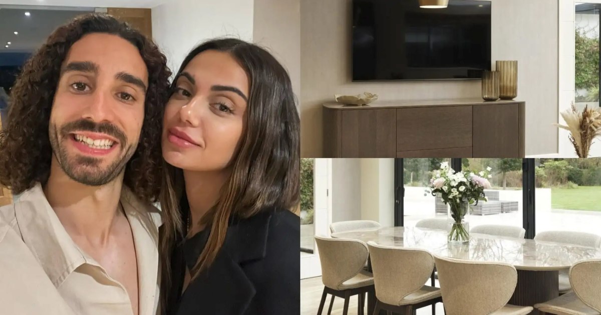 Así es la casa que dejan Marc Cucurella y Claudia Rodríguez en Londres por dentro: diseño nórdico, gimnasio y piscina climatizada