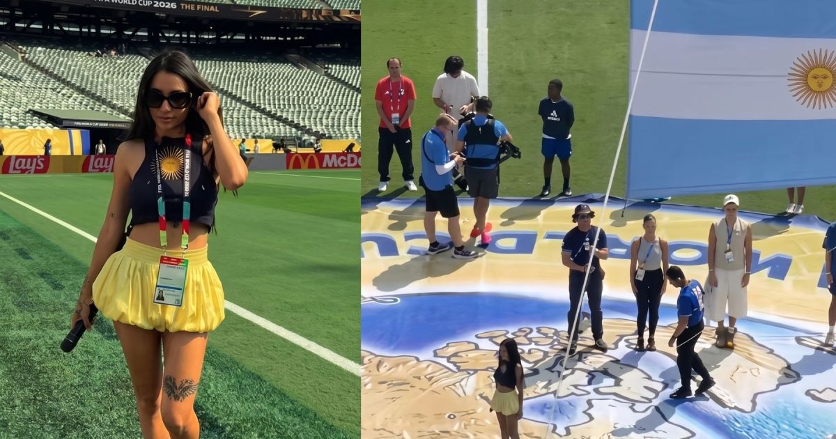 María Becerra ensaya himno en MetLife y rinde homenaje a Lali Espósito