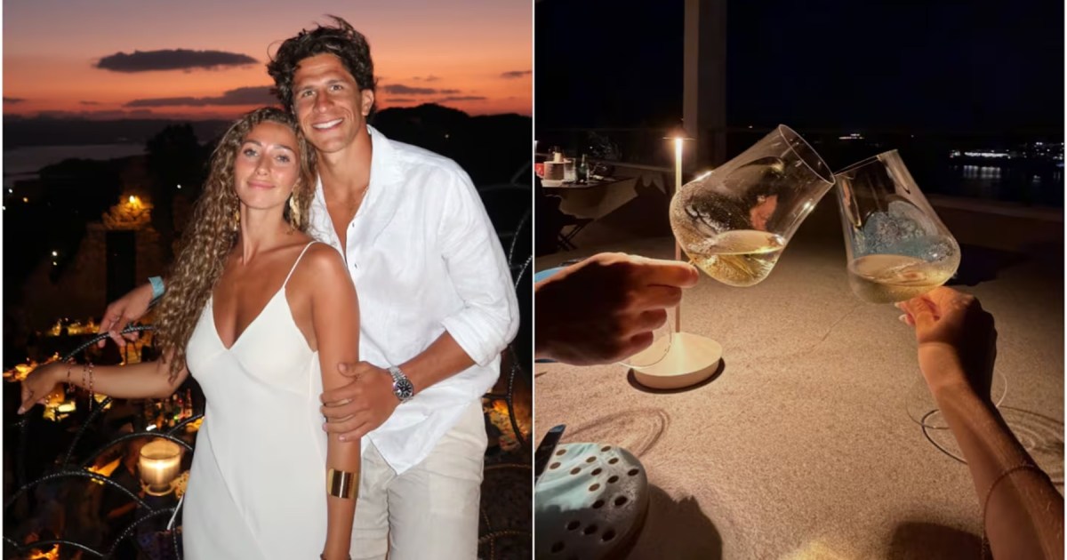 Giuliano Simeone y su pareja disfrutan de unas vacaciones en la Patagonia