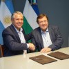 Imagen de Figueroa y Weretilneck firmaron un acuerdo para capacitar a brigadistas contra incendios forestales