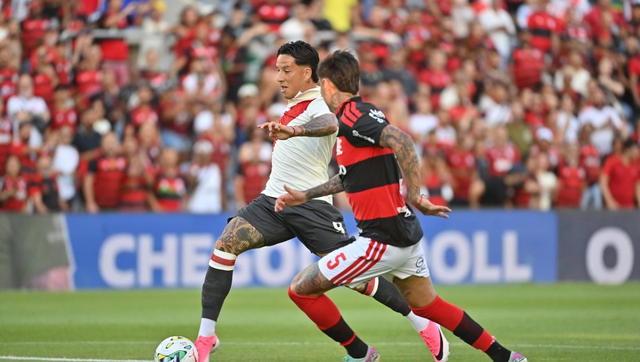 Driussi marcó los dos tantos del Millonario en el empate ante Flamengo. (@RiverPlate)