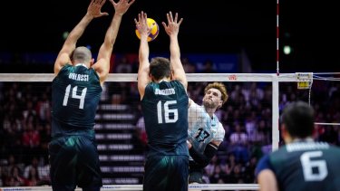 La Selección Argentina de vóley perdió contra Italia en la VNL