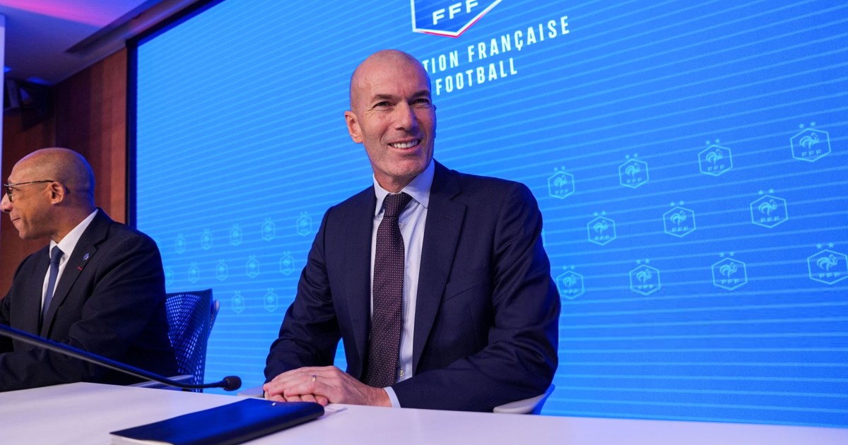 Zinedine Zidane asumió como entrenador de la selección francesa de fútbol