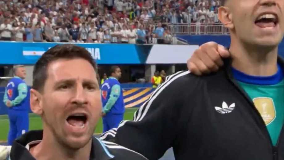 Así sonó el himno argentino ante Inglaterra en la histórica semifinal del Mundial 2026.-