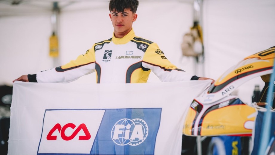 Joaquín Gorlero Pizarro vuelve a competir en Europa, junto a los 50 mejores pilotos jóvenes del mundo.