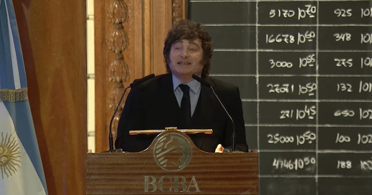 Milei promueve la inversión y la propiedad en la Bolsa de Buenos Aires