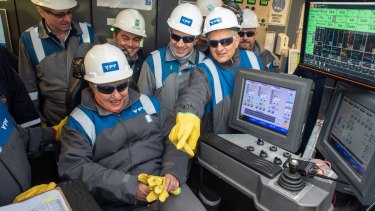 Fin del recorrido del FMI por Vaca Muerta: Kristalina Georgieva visitó Loma Campana junto a Luis Caputo y Horacio Marín de YPF