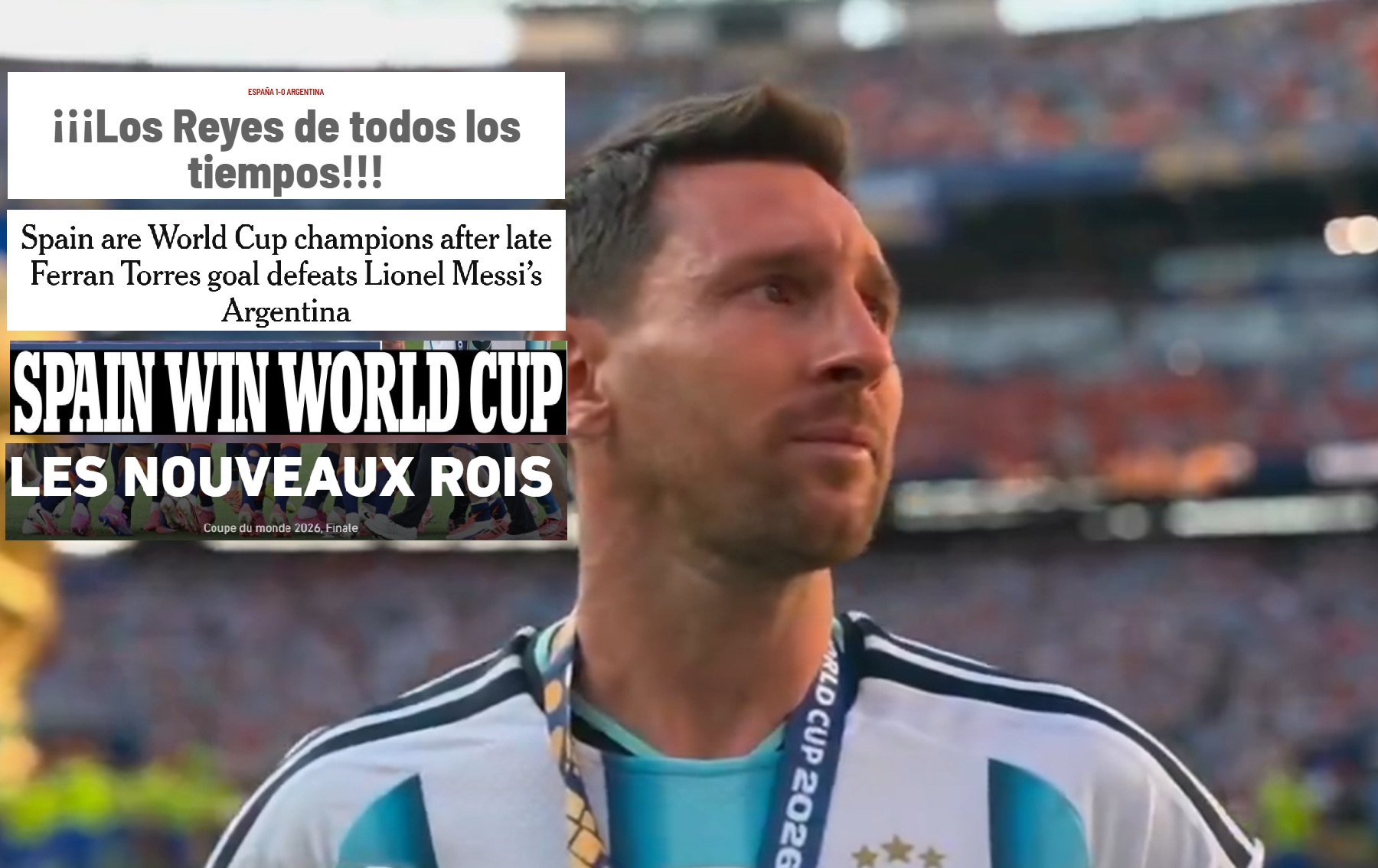 «Los nuevos reyes»: Así reaccionaron los medios internacionales a la victoria de España ante la Selección Argentina