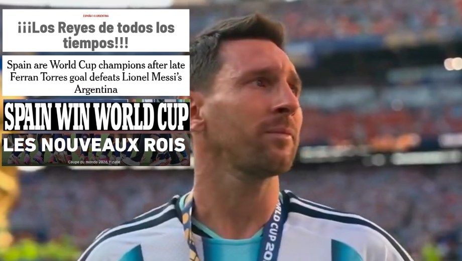 Los títulos de los medios internacionales tras la final.