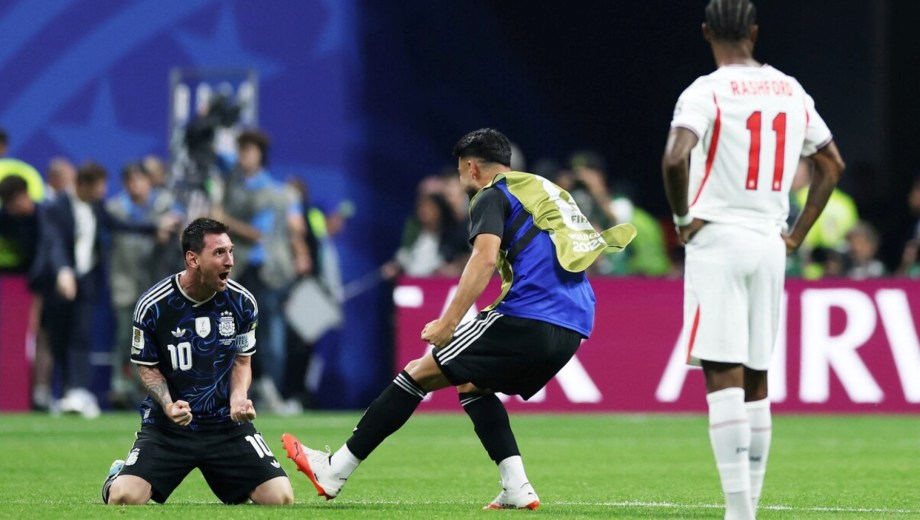 Lionel Messi celebra el partido contra Inglaterra. (Foto: gentileza)
