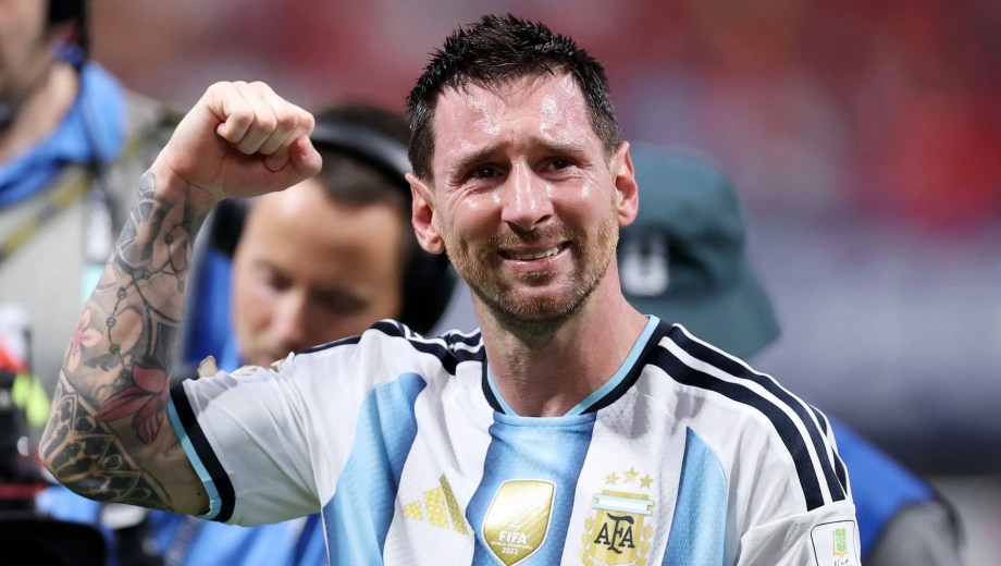 El desahogo del capitán: Lionel Messi celebra la histórica remontada ante Egipto. Su gol y la clasificación a cuartos de final del Mundial 2026 desataron un boom digital sin precedentes en las redes. (Foto: gentileza)