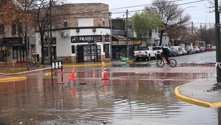 Lo que dejó la lluvia en el Alto Valle. Foto: Flor Salto