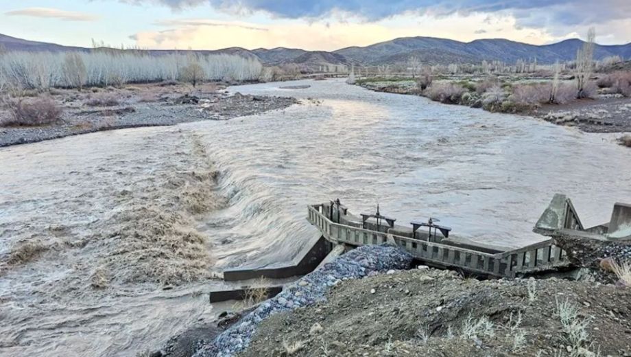 Las precipitaciones complicaron en la zona norte de la provincia. Foto: gentileza. 