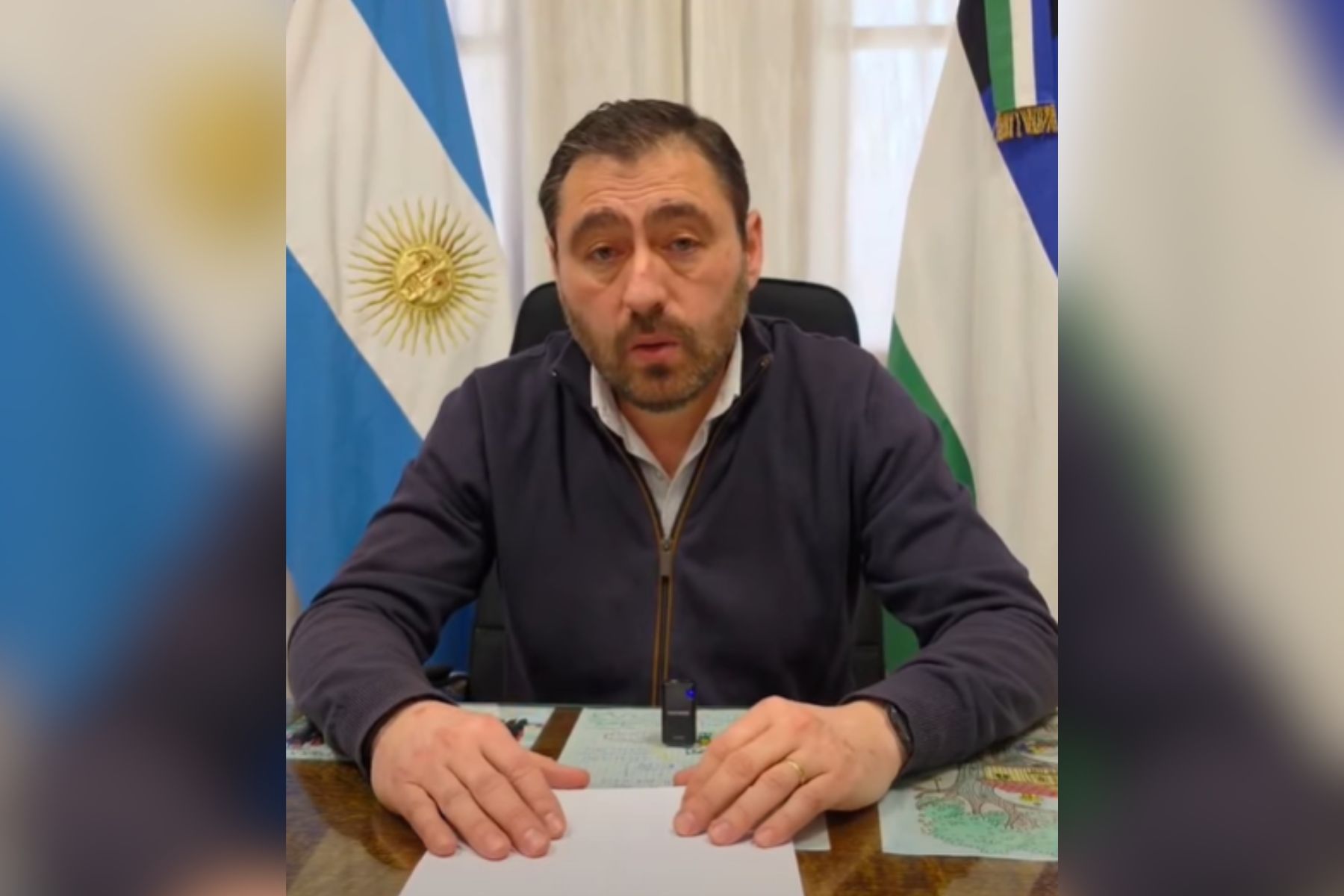 Marcelo Román anuncia que se ausentará de la Intendencia de Allen sin renunciar