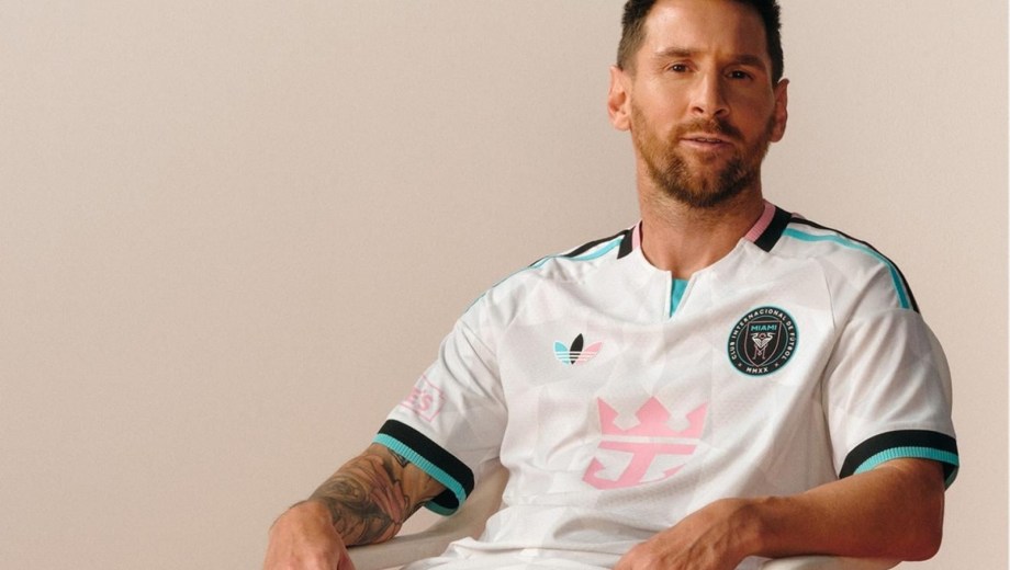 Cenit, la nueva indumentaria de Inter Miami, que luce Lionel Messi. 