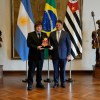 Imagen de Javier Milei en Brasil: con una distinción oficial y un fuerte gesto político, se muestra junto al bolsonarismo en San Pablo