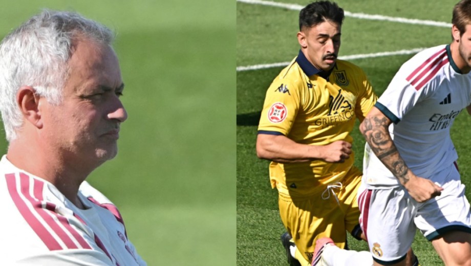 Mourinho se mostró conforme con el rendimiento del argentino en el primer ensayo del Real. 
