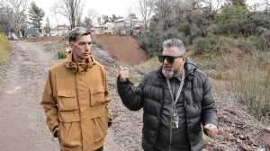 En el barrio 14 de Octubre y Copol de Neuquén piden ayuda por un cañadón tapado que provoca destrozos