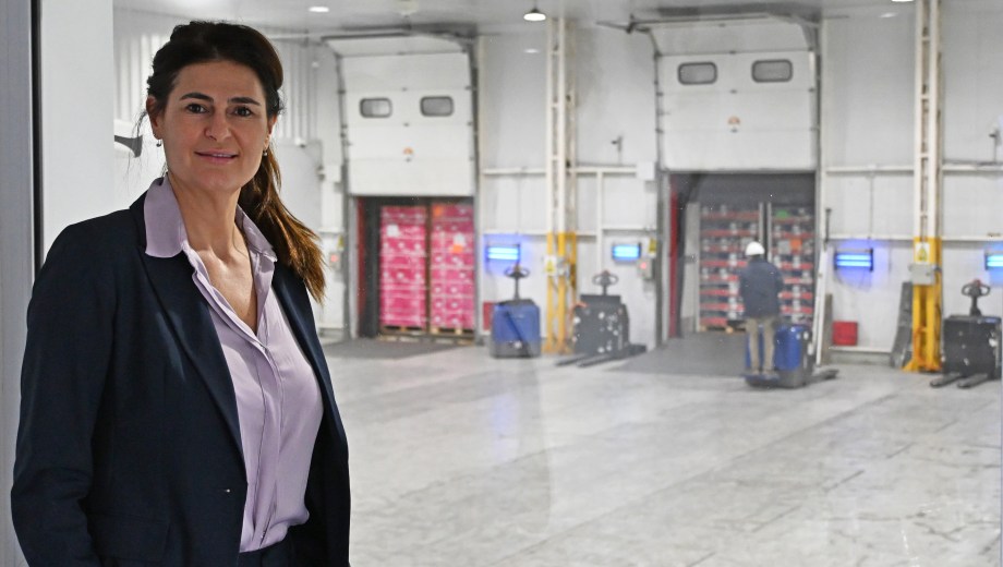 Natalia Muguerza, gerente del Depósito Fiscal y Aduanero del Neuquén SA (Foto: Florencia Salto).